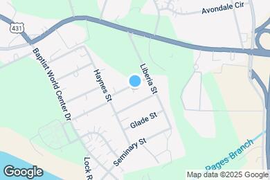 Map image of the property - 1825 Meade Ave