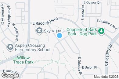 Map image of the property - 21033 E Tufts Ave