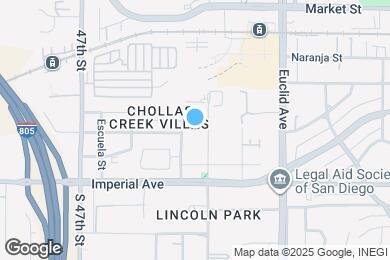 Map image of the property - Villa Hermosa Apartments