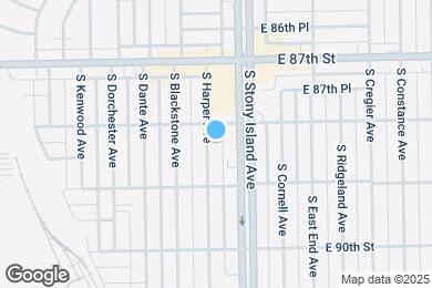 Map image of the property - 8819 S Harper Ave
