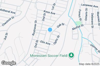 Map image of the property - 807 Oak St