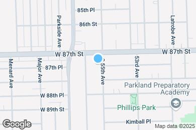 Map image of the property - 8714 S 55th Ave