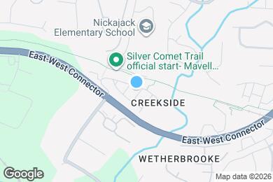 Map image of the property - 308 Creekbank Way SE