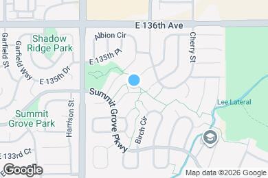 Map image of the property - 4265 E 133rd Pl