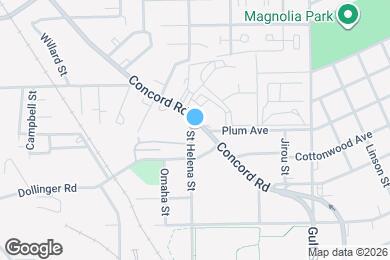 Map image of the property - 2610 Saint Helena St