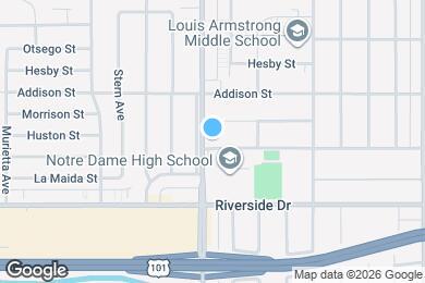 Map image of the property - 4900 Woodman Ave