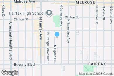 Map image of the property - 438 N Ogden Dr