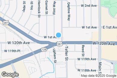 Map image of the property - 630 W 1st Ave