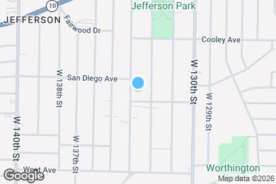 Map image of the property - 3765 W 134th St