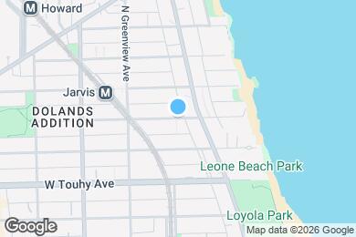 Map image of the property - 1324 W Sherwin Ave