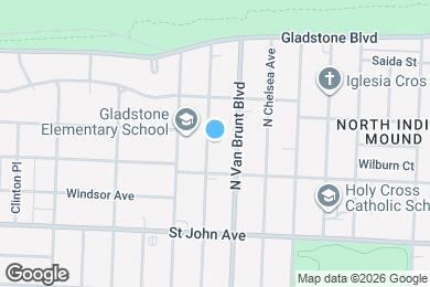 Map image of the property - 321 N Lawn Ave