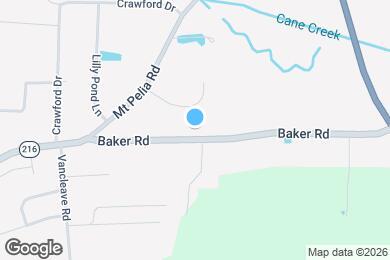 Map image of the property - 152 Baker Rd