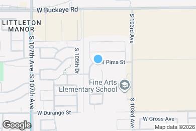 Map image of the property - 10425 W Pima St