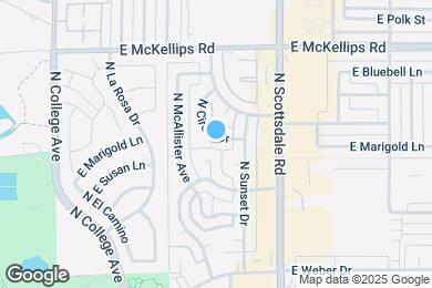 Map image of the property - 1653 N Circle Dr