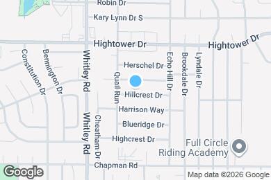 Map image of the property - 6017 Hillcrest Dr