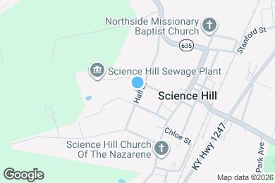 Map image of the property - 707 Hall St