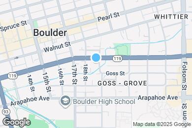 Map image of the property - 1842 Canyon Blvd