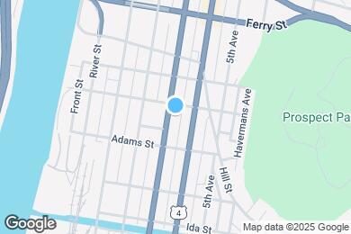 Map image of the property - 212 3rd St