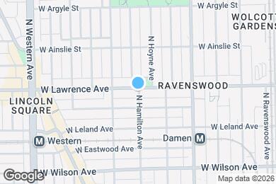 Map image of the property - 4752 N Hamilton Ave