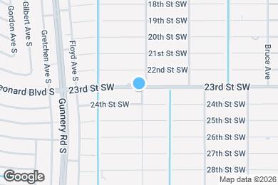 Map image of the property - 4203 23rd St SW