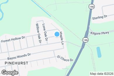 Map image of the property - 10022 Sweet Gum Ln