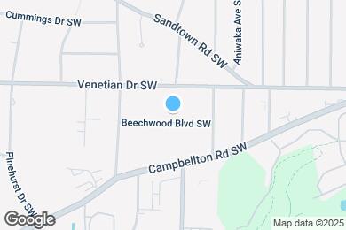Map image of the property - 1721 Beechwood Blvd SW