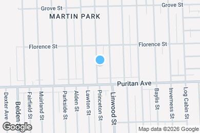 Map image of the property - 16174 Princeton St