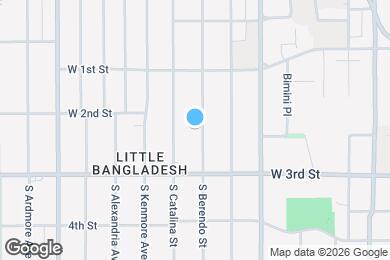 Map image of the property - 207 S Berendo St