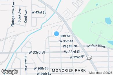 Map image of the property - 1630 W 36th St