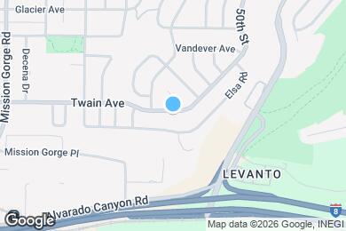 Map image of the property - 4853 Twain Ave