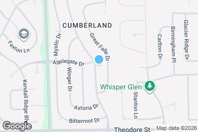 Map image of the property - 1812 Cumberland Dr