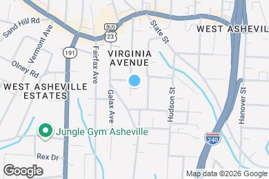 Map image of the property - 100 Nevada Ave