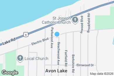 Map image of the property - 126 Beachwood Ave