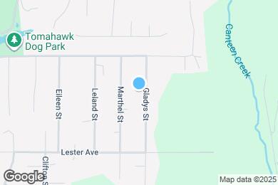 Map image of the property - 1321 Gladys St