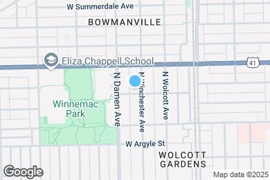 Map image of the property - 5100 N Winchester Ave