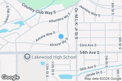 Map image of the property - 5131 Aragon Wy S