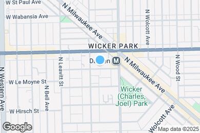 Map image of the property - 2042 W Pierce Ave