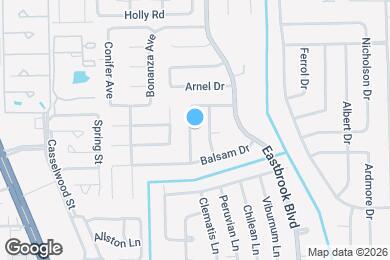 Map image of the property - 2038 Ponderosa Ave