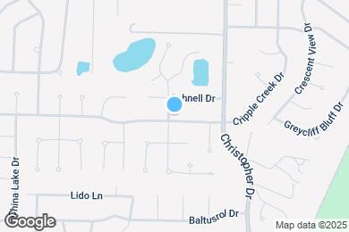 Map image of the property - 2545 Cripple Creek Dr