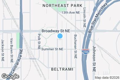 Map image of the property - 731 Fillmore St NE