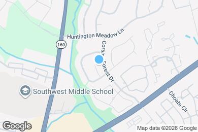 Map image of the property - 14930 Aven Creek Ct