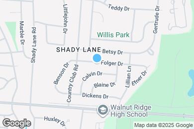 Map image of the property - 4877 Folger Dr