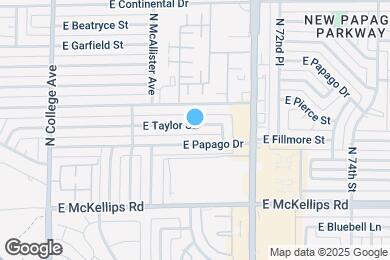 Map image of the property - 703 E Taylor St