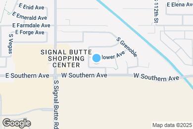 Map image of the property - 10938 E Flossmoor Ave