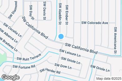 Map image of the property - 1507 SW California Blvd