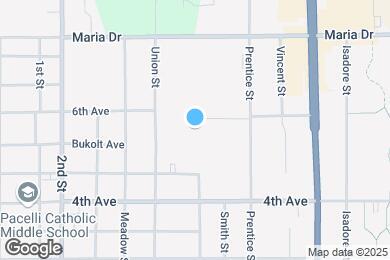 Map image of the property - 1264 5th Ave