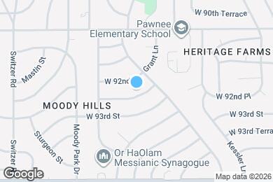 Map image of the property - 9610 W 92nd Terrace
