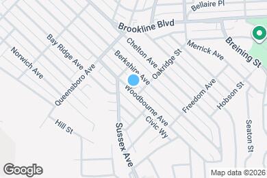 Map image of the property - 1129 Woodbourne Ave