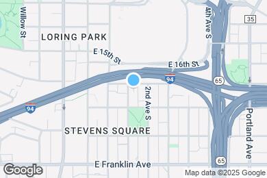 Map image of the property - 1705 Stevens Ave