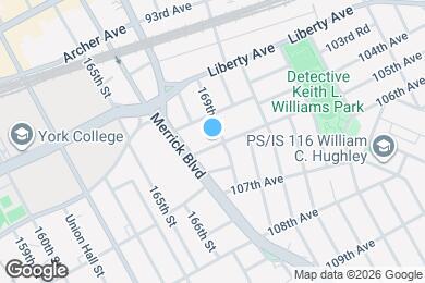 Map image of the property - 16831 105th Ave